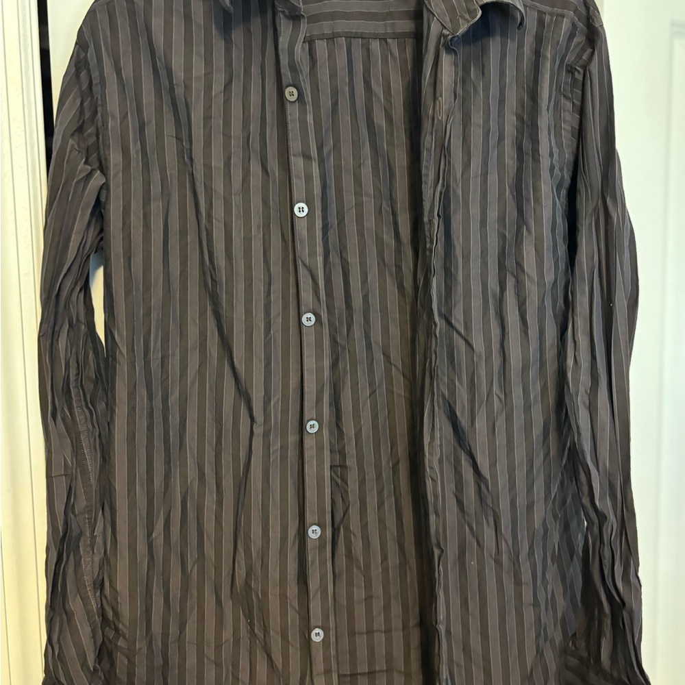 Paul Smith Charcoal Striped Shirt